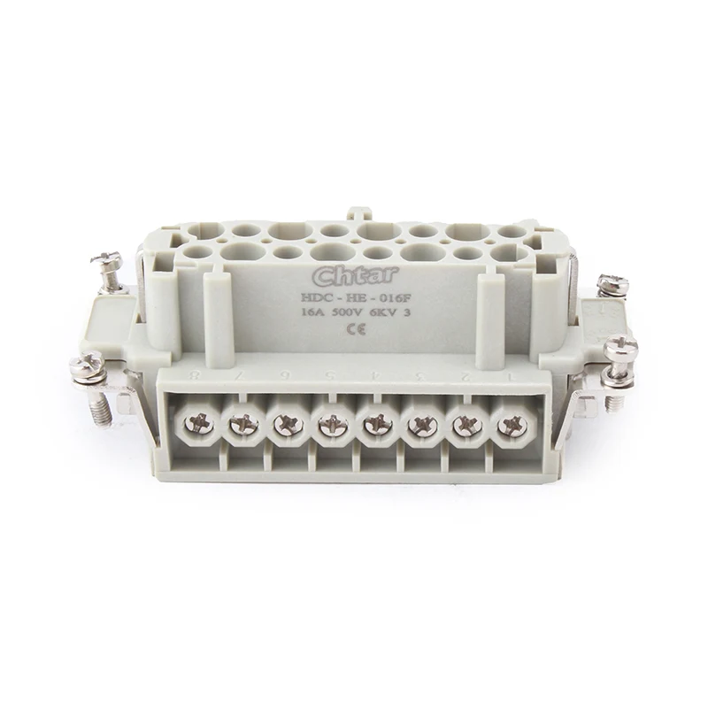 M/F 16 tűs betét nagy teljesítményű csatlakozó